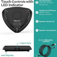 ราคา USB Speakerphone Computer Speakers with Micrphone for Home Office Conference Calls 360 Laptop Mic Omnidirectional (20439638068)