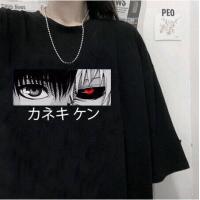 ราคา เสื้อยืด Ghoul คาเนกิเคน Tokyo ผู้ชายญี่ปุ่น Ulzzang กราฟิกชายฮาราจูกุเท่มังงะ Kaneki Ken เสื้อยืดลำลอง90S ฤดูร้อน (20042006752)