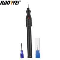 ราคา NANWEI Electric Micro Engraving Pen Mini Engraver Machine Cordless DIY Carve Tools Graver Kit With Extra Diamond Tip Bit Replacement For DIY Jewellery Metal Glass Plastic Wood Ceramics Stone (16171884