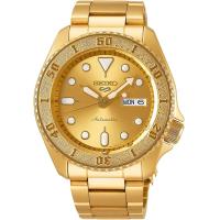 ราคา Seiko SRPE74 Seiko 5 Sports Mens Watch Gold Tone 42 5mm Stainless Steel (15888264233)
