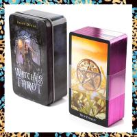 ราคา กล่องดีบุกไพ่ทาโรต์ Everyday Witch Tarot Card พร้อมหนังสือคู่มือกระดาษ ขนาดพกพา10 3X6cm การ์ดทำนาย คู่มือฉบับภาษาอังกฤษ ไพ่ยิปซี ไพ่ออราเคิล ไพ่ทาโรต์ ไพ่ยิบซี ไพ่ทาโร่ (17435555200)