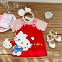 ราคา New พร้อมส่ง ชุดเซ็ตเด็กผู้หญิง 2 ชิ้น เสื้อ เอี๊ยม งานป้ายสั่งผลิต ผ้าดีตรงปก ไซส์ 100 140 (18952836223)