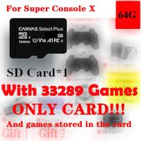 ราคา 64G 128G 256G SD Card FOR Super Console X Pro 4K HD Retro Game Console for PSPPS1DCN64Video Game Console with Games (11643756009)