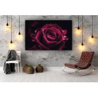 ราคา กุหลาบแดงความรักดอกไม้หลากศิลปะบนผนังผ้าใบลายพิมพ์กรอบภายในหรือไร้กรอบ1ชิ้น (20193660948)