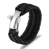 ราคา ที่ตั้งแคมป์กลางแจ้งสแตนเลสสร้อยข้อมือ Paracord ร่มชูชีพเชือกสายรัดข้อมือ Survival กำไลข้อมือ Homme Handmade Braided เครื่องประดับ (21171072891)