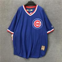 ราคา ขายของแท้ เสื้อเบสบอลแนวยุโรปและอเมริกาฮิปฮอปแขนสั้นเสื้อสเวตเตอร์ถักเบสบอลไซส์ใหญ่เสื้อยืดฮิปฮอปสำหรับผู้ชายและผู้หญิงความยาวปานกลางเสื้อผ้าฮิปฮอปทุกเพศ (10608469043)