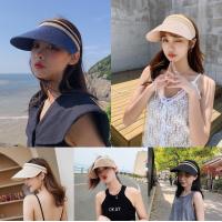 ราคา ส่งเร็วพิเศษ Hatgogo หมวก สไตล์เกาหลี หมวกสานครึ่งหัว หมวกสานกันแดด หมวกสไตล์เกาหลี (4081314182)