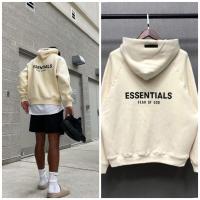 ราคา ผู้ชาย hoodie Moss XLพร้อมส่ง FOG FEAR OF GOD ESSENTIALS Multi line Essentials hoodie (19758147231)