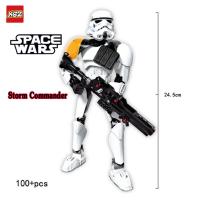 ราคา KSZ ชุด ตัวต่อ star wars figure สตาร์วอร์ บล็อคตัวต่อ starwars ข้อต่อขยับได้ Darth Vader Anakin Skywalker Finn Stormtrooper Kylo Ren Building Blocks (21256057504)