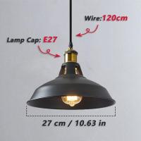 ราคา Ming Ben ไฟโคมไฟแขวน LED แนววินเทจโคมไฟเหล็กเงาสำหรับตกแต่งบ้านแนวย้อนยุคแนวอุตสาหกรรมสำหรับคาเฟ่บาร์ร้านอาหารสไตล์ลอฟท์โคมไฟแขวนเพดานโคมไฟแขวนในร่ม (20835199464)
