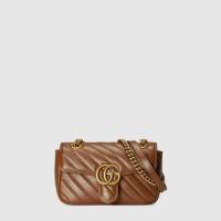ราคา Gucci กระเป๋า GG Marmont matelassé mini bag (21228319402)