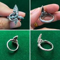 ราคา แหวนพญานาคเงินแท้925 King of Nagas แหวนพญานาค ใส่ได้ทั้งผู้หญิง ผู้ชาย ไซส์สวยกำลังดี (9493918345)