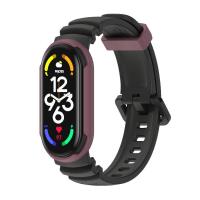 ราคา BassPal สายนาฬิกาสองโทนสีสไตล์สปอร์ตสำหรับ Mi Band 5 6 7สำหรับ Xiaomi MiBand 5 6สายรัดข้อมือเปลี่ยนสายนาฬิกาข้อมือซิลิโคน TPU แบบนิ่ม Miband5สาย Miband7 Miband6 (16972522783)