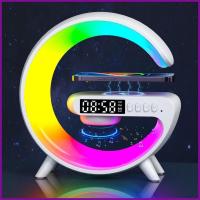 ราคา GOOJODOQ โคมไฟตั้งโต๊ะ ลําโพงบลูทูธไร้สาย 15W LED RGB 10 โหมด พร้อมแอพ (21347732579)