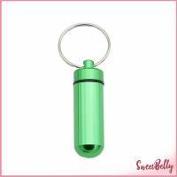 ราคา Sweet Belly กล่องยายาพวงกุญแจอลูมิเนียม กล่องใส่ยาขนาดเล็กแบบพกพากันน้ำ Keychain Pill Box (21338477471)