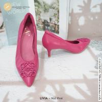 ราคา ทรงปกติ เปลี่ยนไซส์ได้ ไม่รับคืน Zenachoo รุ่น Livia สูง 2 นิ้ว รองเท้าหนังแกะแท้ หน้ากว้างไม่บีบเท้า หนังนิ่มมาก (20048851601)