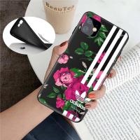 ราคา Casing หรับ iPhone 11 12 Mini X Xs XR Pro Max 6 6s 7 8 6 7 8 Plus 5 5s SE 2020 G102 Adidas pattern Pattern Phone เคสโทรศัพท์ อ่อนนุ่ม TPU Black ปก (20000681414)