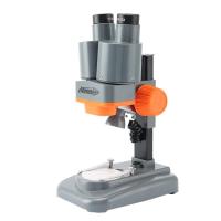 ราคา 40X Binocular Stereo Microscope Top LED PCB Solder Mineral Specimen Watching Kids Science Education Phone Repair Tool (20638229196)
