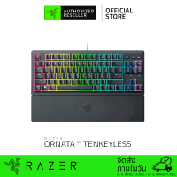 ราคา Razer Ornata V3 Low profile Mecha membrane RGB Keyboard คีย์แคปไทย อังกฤษ คีย์บอร์ดเกมมิ่ง Razer Mecha Membrane Switches ABS Keycaps 10 Razer Chroma RGB Lighting Zones 1000 Hz Ultrapolling Gaming mode
