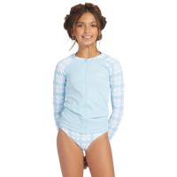 ราคา ROXY เสื้อว่ายน้ำรัชการ์ดแขนยาวสำหรับเด็กผู้หญิง VACATION MEMORIES ZIPPED ONESIE 233 ERGWR03368 BGB6 (21064215171)