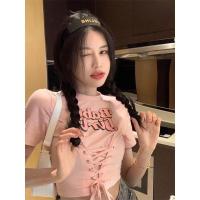 ราคา ST881 เสื้อครอปชมพูอ่อน Baby Girl (19467487539)