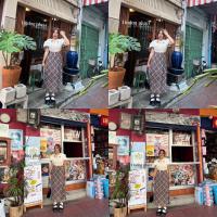 ราคา กระโปรงยาว ผ้าซีทรูตาข่าย 413 (21092341764)