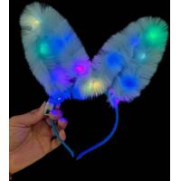 ราคา ที่คาดผมหูกระต่ายขนเฟอร์ มีไฟ LED 3 โหมดการกระพริบ มีให้เลือก 5 สี ขนาดฟรีไซส์ (21314190787)