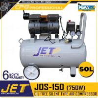 ราคา ผ่อน 0 JET BY PUMA ปั๊มลม ปั๊มลมแบบไร้น้ำมัน Oil Free 50 ลิตร 750W รุ่น JOS 150 (3752326851)