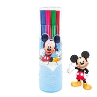 ราคา ปากกาเมจิกสี 12 สี ลายมิกกี้เม้าส์ mickey ตรา MT รุ่น CM Z6158 3 หมึกสีสด ลบไม่ออก ปากกาสีตกแต่ง ลิขสิทธิ์ Disney แท้ coloured pens (21356623783)