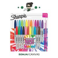 ราคา Sharpie ชาร์ปี้ ปากกาชาร์ปี้ ชุด24สี COLOR BURST Fine 2011494 (17696155788)
