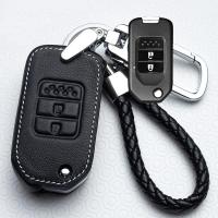 ราคา GTIOATO สำหรับ Honda เคสกุญแจรถยนต์ ปลอกกุญแจรถยนต์ หนัง PU กระเป๋าใส่กุญแจรถยนต์ เคสกุญแจรถ ซองใส่กุญแจรถ สำหรับ Honda City HRV Civic Jazz CRV Brio Accord Mobilio Odyssey BRV (12090474830)