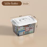 ราคา SUNOOM กล่องเก็บของ กล่องพลาสติก ความจุสูง กล่องอเนกประสงค์ PP ฝาสไลด์ แบบพลิกได้ (21350201285)