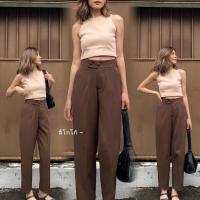 ราคา กางเกงผู้หญิง กางเกงขายาว กางเกง BUDDY PANT กางเกงเอวสูงทรงบอย ขายาวทรงบอย ขายาวทรงบอยกระดุม ทรงบอย ขายาวทรงบอย ขายาวเอวสูง ขายาวผู้หญิง กางเกงใส่ทำงาน (19933527842)