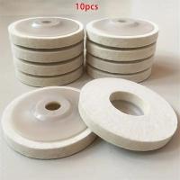 ราคา 10ชิ้นล้อขัดพื้นผิวกระจกผ้าขนสัตว์ขัดล้อขัดผิวกระจกแผ่นขัดสำหรับโลหะหินอ่อนแก้วเซรามิค100มิลลิเมตร (21170516154)