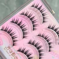 ราคา 3D Effect False Eyelashes Well Bedded Wispy Eyelashes Easy to Wear Cosplay Makeup DIY Eyelashes (19847963575)