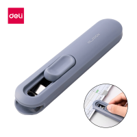 ราคา Deli ที่เย็บกระดาษไร้เข็ม คลิปหนีบกระดาษ เครื่องเย็บกระดาษ เครื่องเข้าเล่มเอกสาร ที่ดันคลิปหนีบ คลิปหนีบกระดาษไม่ใช้เข็ม Needleless Stapler (20878490912)