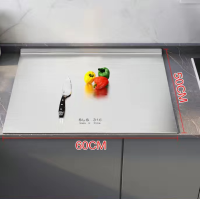 ราคา เขียงสแตนเลส1 5มม ขนาดใหญ่พิเศษ304สำหรับงานหนักเนื้อและผักไม้กลิ้งปกป้องเคาน์เตอร์ไม้นวดแป้งทำความสะอาดง่าย (10797083290)