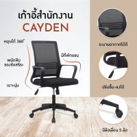 ราคา FANCYHOUSE เก้าอี้ทำงาน เก้าอี้ออฟฟิศ เก้าอี้ผู้บริหาร ขาเหล็ก รุ่น Cayden (20059453261)