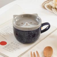 ราคา เซรามิกฝาชามทรงแมวสุดสร้างสรรค์แบบมีฟองชามก๋วยเตี๋ยวคนเดียวของใช้บนโต๊ะอาหารสีถ้วยซุปน่ารักชามญี่ปุ่น Vdma (20683989968)