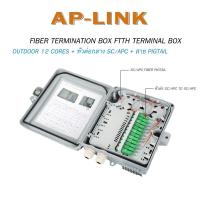 ราคา ตู้แยกสายไฟเบอร์ออฟติก กล่องสำหรับพักจุดเชื่อมต่อสายไฟเบอร์ออฟติก 12Core แบบกันน้ำ OUTDOOR พร้อมใช้งาน (21356629564)