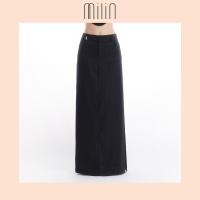 ราคา MILIN Low rise Side slit and Side pockets detail Maxi Pencil Skirt กระโปรงยาวทรงดินสอเอวต่ำผ่าด้านข้างมีกระเป๋าสองข้าง Brazen Skirt 42 (20672897913)