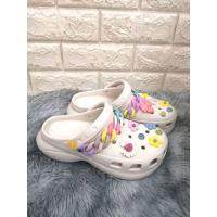 ราคา BAOJI รองเท้าหัวโตเบาจิแท้ ลายใหม่ ลายดอกไม้ ลายผลไม้ พื้นสูง size 36 40 (16049749741)