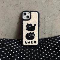 ราคา เคสโทรศัพท์กำมะหยี่ภาพแอบสแตรคผ้าให้ความอบอุ่นสำหรับ iPhone 1413121115 Pro Max สำหรับฤดูหนาว TPU นุ่มกันกระแทก AY (21087840000)