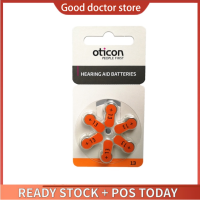 ราคา 6 PCS 18 PCS 30 PCS Oticon เครื่องช่วยฟังแบตเตอรี่ ขนาด13 A13 (16807777244)