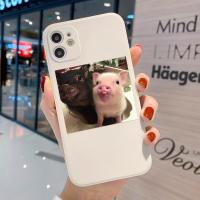 ราคา เคสไอโฟน11 for iPhone 13 Pro Max 13 Pro 12 Pro Max 12 Pro 11 Pro Max 11 Pro 7 8 SE 2020 7Plus 8 Plus X XS XS Max เคสไอโฟน 13 ลูกบาศก์รูบิคตรงลูกบาศก์สองหมูน้อยเคส iPhone (14137080543)