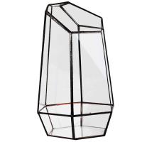 ราคา House Greenhouse Hexagonal Glass Vase for Fee Garden Miniature Mini Landscape (17330029741)