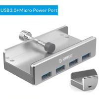 ราคา ORICO Original อลูมิเนียม 4 พอร์ต USB 3 0 คลิป ประเภท HUB สำหรับแล็ปท็อปเดสก์ท็อปคลิป 10 30 มม 0 39 1 18 ของแท้ (6012266439)