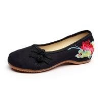 ราคา F รองเท้าจีน สีแดง กระดุมหน้า (6731636607)