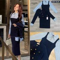 ราคา Set 2 ชิ้น Dress เสื้อคลุม (21363548527)