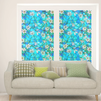 ราคา ฟิล์มติดกระจกสูญญากาศ ยาว2เมตร ลายดอกไม้ Window film สติ๊กเกอร์ฝ้าติดกระจกหน้าต่าง แผ่นฟิล์มความเป็นส่วนตัว ฟิล์มฝ้าติดประตู หน้าต่าง (20962428881)